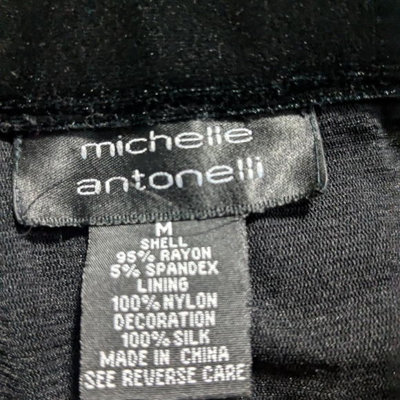 Michelle Antonelli Luxury Black Embellished Maxi Skirt Size M. - Picture 15 of 16